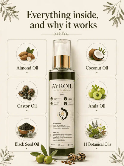 Ayroil Nourishing Hair Oil - 180ml