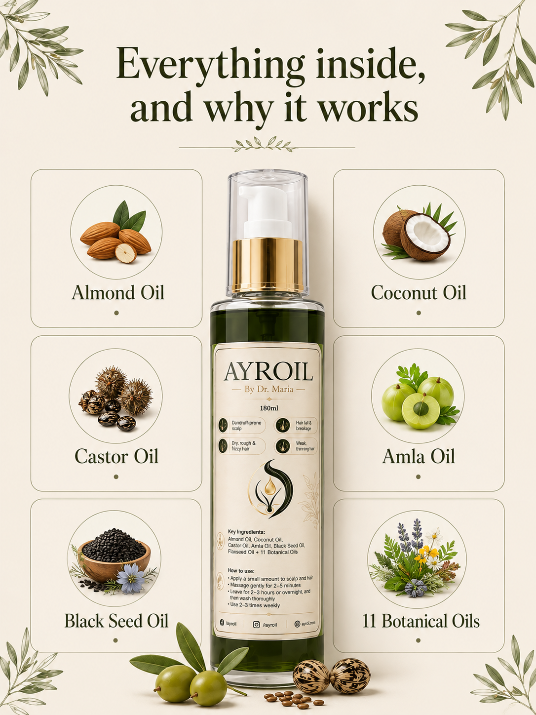 Ayroil Nourishing Hair Oil