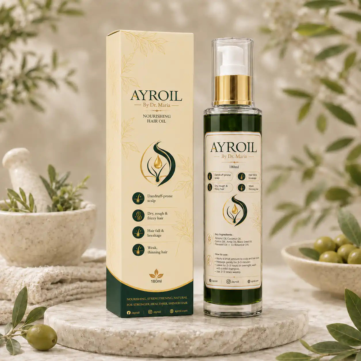 Ayroil Nourishing Hair Oil